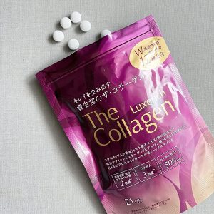 Viên uống The Collagen Luxerich chứa collagen peptide tinh khiết dễ hấp thụ