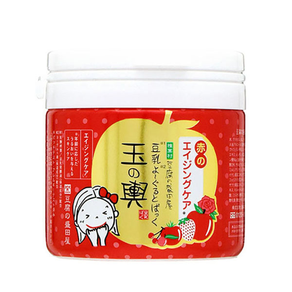 Mặt Nạ Đậu Hũ Tofu Moritaya Màu Đỏ