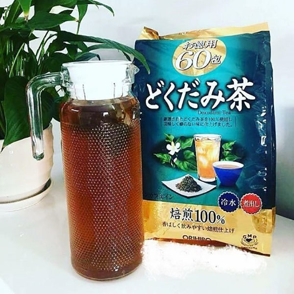 Review trà diếp cá của Nhật