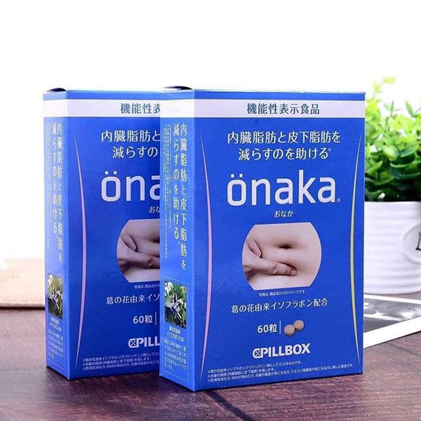 Onaka Pillbox làm giảm mỡ eo cho cơ thể săn chắc