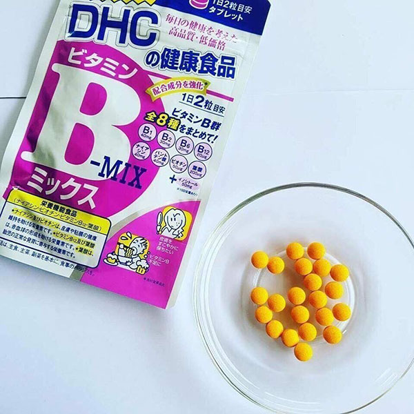 Vitamin B Mix của hãng DHC chứa nhiều loại vitamin B cần thiết cho cơ thể