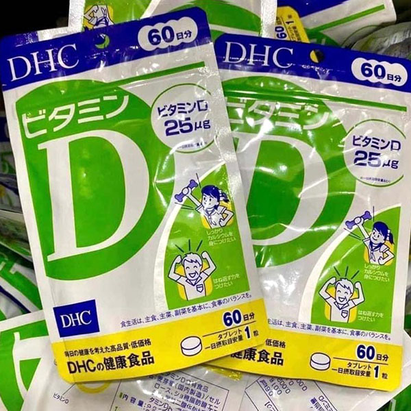 Viên uống vitamin D DHC chứa dưỡng chất vitamin D nguồn gốc tự nhiên