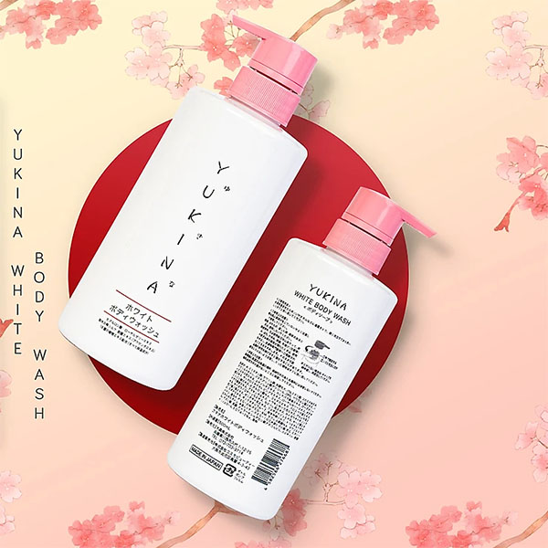 Sữa tắm Yukina dung tích lớn giúp tiết kiệm chi phí