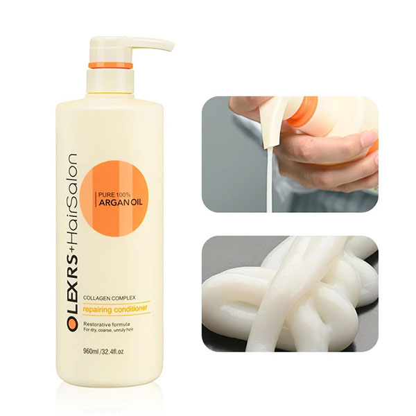 Giúp bổ sung collagen và dầu argan cho mái tóc mềm mượt