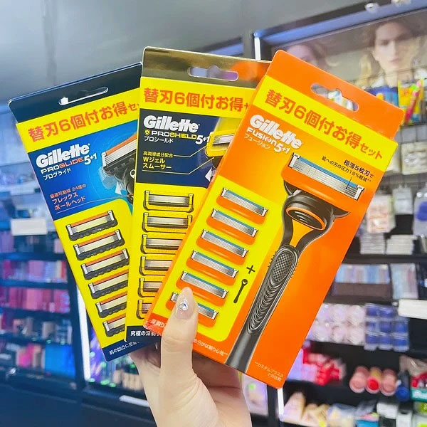 Dao cạo râu Gillete sở hữu thiết kế hiện đại