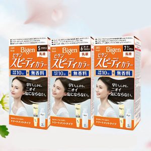 Kem nhuộm tóc Bigen Speedy Color Milky mang đến công thức từ thảo mộc thiên nhiên
